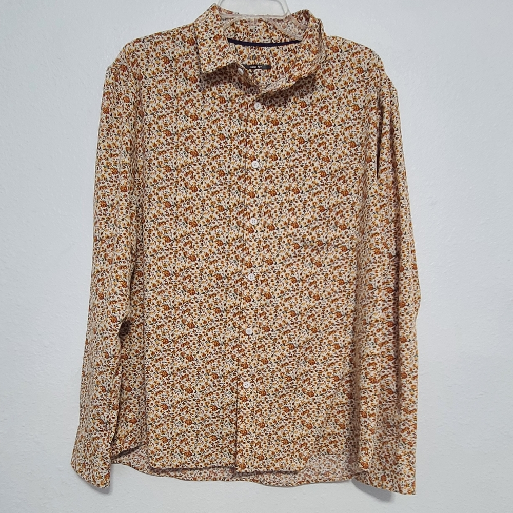 Apt 9 floral button shirt